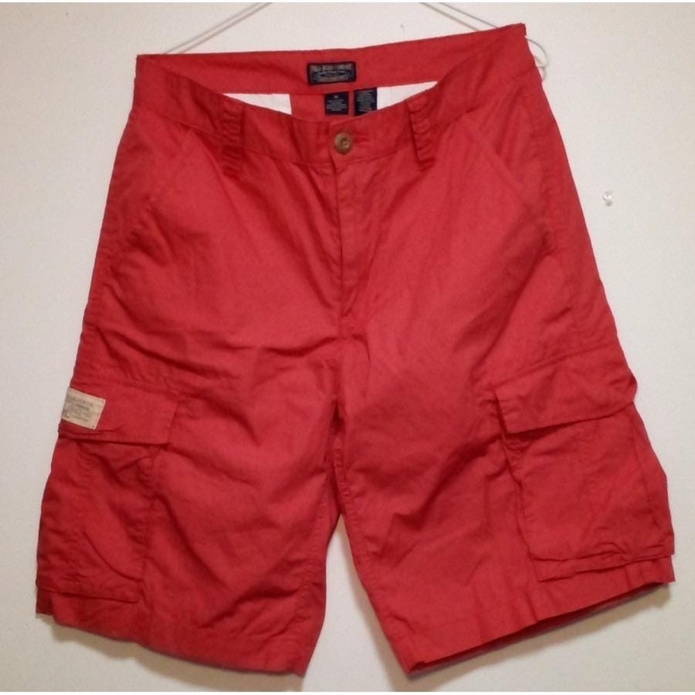 Polo Jeans Cargo Shorts Mens 38 Salmon Pink 11" Ralph Lauren Cotton Vintage Y2K
